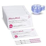 MomMed Ovulationstest Streifen,60 praktische Ovulation Teststäbchen mit 60 Urin Tassen - Schneller Fruchtbarkeitstest für Frauen - Ovulationstest Streifen 25 mIU/ml