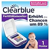 Clearblue Kinderwunsch Fertilitätsmonitor, Ovulationstest / Fruchtbarkeitstest für Frauen, 1 Touchscreen-Monitor, Zykluscomputer Eisprung, 89% erhöhte Chance schwanger zu werden