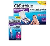 Clearblue Kinderwunsch Fertilitätsmonitor und Clearblue 20 Fertilitätstests und 4 Schwangerschaftstests